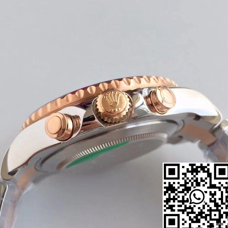 Master Factory Yacht II Rolex Gold 116681 Dial Rose White JF 0917